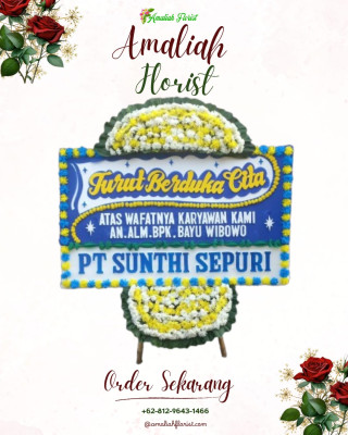 Papan Bunga Duka di 1 Ilir