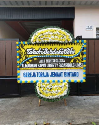 Papan Bunga Duka di 1 Ilir