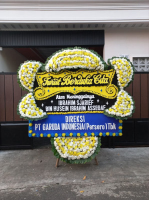 Papan Bunga Duka di 1 Ilir