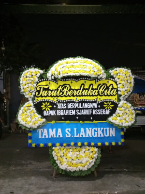 Papan Bunga Duka di 1 Ilir