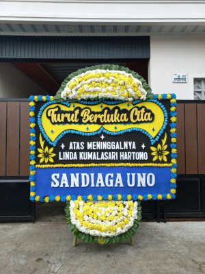 Papan Bunga Duka di 1 Ilir